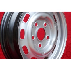 1 jante OE steel 4.5x15 5x130 Porsche 356C SC Carrera GS 901 911 912 silver