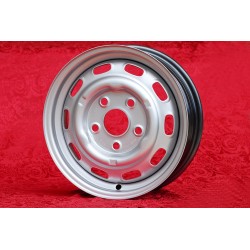 1 wheel OE steel 4.5x15 5x130 Porsche 356C SC Carrera GS 901 911 912 silver