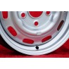 1 wheel OE steel 4.5x15 5x130 Porsche 356C SC Carrera GS 901 911 912 silver