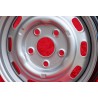 4 cerchi OE steel 4.5x15 5x130 Porsche 356C SC Carrera GS 901 911 912 silver