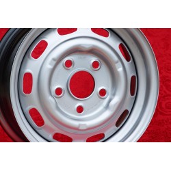 1 wheel OE steel 5.5x15 5x130 Porsche 356C SC Carrera GS 901 911 912 silver