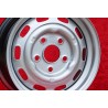 1 Felge OE steel 5.5x15 5x130 Porsche 356C SC Carrera GS 901 911 912 silver