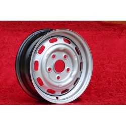 1 wheel OE steel 5.5x15 5x130 Porsche 356C SC Carrera GS 901 911 912 silver