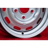 1 jante OE steel 5.5x15 5x130 Porsche 356C SC Carrera GS 901 911 912 silver