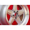 4 cerchi Penta 8x17 5x112 Mercedes w107 w108 w109 w116 w123 w126 silver/diamond cut