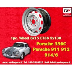 1 wheel OE steel 6x15 5x130...