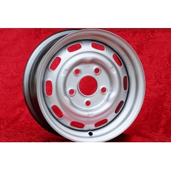 1 wheel OE steel 6x15 5x130 Porsche 356 C SC 911 -1969 912 silver