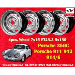 4 wheels OE steel 7x15...