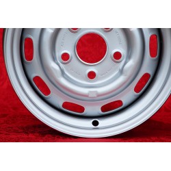 4 wheels OE steel 7x15 5x130 Porsche 356 C SC 911 -1969 912 silver