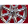 1 cerchio Minilite 5.5x15 4x130 Porsche VW Porsche 914 1.7 1.8 2.0 Volkswagen Beetle 67- Karmann Ghia 67- Type 3 411 412