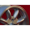 1 jante Minilite 5.5x15 4x130 Porsche VW Porsche 914 1.7 1.8 2.0 Volkswagen Beetle 67- Karmann Ghia 67- Type 3 411 412 s