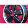 1 wheel Fuchs 4.5x15 5x130 Porsche 356 C SC 911 -1969 912 matt black/diamond cut