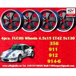 4 cerchi Fuchs 4.5x15 5x130...