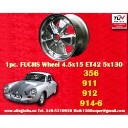 1 Felge Fuchs 4.5x15 5x130...