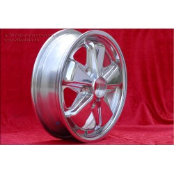 1 wheel Fuchs 4.5x15 5x130 Porsche 356 C SC 911 -1969 912 fully polished