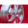 1 jante Fuchs 4.5x15 5x130 Porsche 356 C SC 911 -1969 912 fully polished