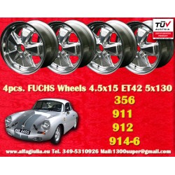 4 cerchi Fuchs 4.5x15 5x130...