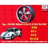 1 cerchio Fuchs 4.5x15 5x130 Porsche 356 C SC 911 -1969 912 RSR style