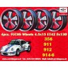 4 cerchi Fuchs 4.5x15 5x130 Porsche 356 C SC 911 -1969 912 RSR style