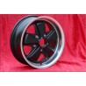 1 Felge Fuchs 6x15 5x130 Porsche 356 C SC 911 -1989 914-6 matt black/diamond cut