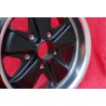 1 wheel Fuchs 6x15 5x130 Porsche 356 C SC 911 -1989 914-6 matt black/diamond cut