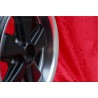 1 Felge Fuchs 6x15 5x130 Porsche 356 C SC 911 -1989 914-6 matt black/diamond cut