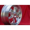 1 cerchio Fuchs 6x15 5x130 Porsche 356 C SC 911 -1989 914-6 fully polished