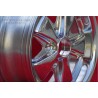 1 cerchio Fuchs 6x15 5x130 Porsche 356 C SC 911 -1989 914-6 fully polished