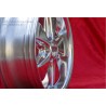 1 cerchio Fuchs 6x15 5x130 Porsche 356 C SC 911 -1989 914-6 fully polished