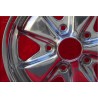 1 cerchio Fuchs 6x15 5x130 Porsche 356 C SC 911 -1989 914-6 fully polished