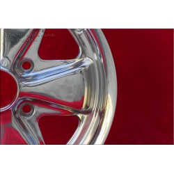 1 cerchio Fuchs 6x15 5x130 Porsche 356 C SC 911 -1989 914-6 fully polished