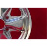 1 cerchio Fuchs 6x15 5x130 Porsche 356 C SC 911 -1989 914-6 fully polished