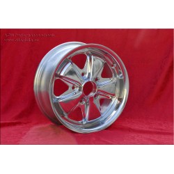 4 wheels Fuchs 6x15 5x130 Porsche 356 C SC 911 -1989 914-6 fully polished