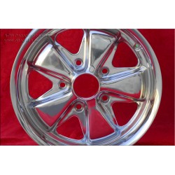 4 wheels Fuchs 6x15 5x130 Porsche 356 C SC 911 -1989 914-6 fully polished