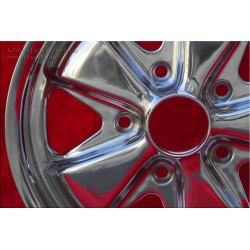 4 Felgen Fuchs 6x15 5x130 Porsche 356 C SC 911 -1989 914-6 fully polished