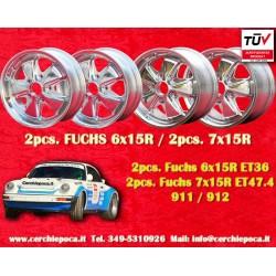 4 Felgen Fuchs 6x15 + 7x15...