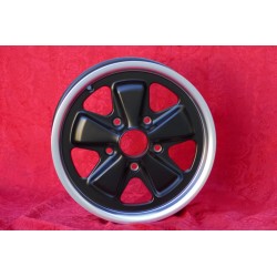 1 wheel Fuchs 6x15 5x130 Porsche 911 -1989 914-6 944 -1986 924 turbo-Carrera GT matt black/diamond cut