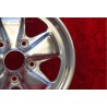 4 jantes Fuchs 6x15 5x130 Porsche 911 -1989 914-6 944 -1986 924 turbo-Carrera GT fully polished