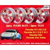 4 wheels Fuchs 6x15 + 7x15 5x130 Porsche 911 -1989 914-6 944 -1986 924 turbo-Carrera GT