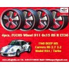 4 Felgen Fuchs 6x15 5x130 Porsche 911 -1989 914-6 944 -1986 924 turbo-Carrera GT RSR style