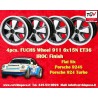 4 Felgen Fuchs 6x15 5x130 Porsche 911 -1989 914-6 944 -1986 924 turbo-Carrera GT anodized look