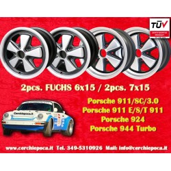 4 cerchi Fuchs 6x15 + 7x15...