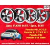 4 Felgen Fuchs 6x15 + 7x15 5x130 Porsche 911 -1989 914-6 944 -1986 924 turbo-Carrera GT