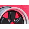 1 cerchio Fuchs 7x15 5x130 Porsche 911 -1989 914-6 944 -1986 924 turbo-Carrera GT matt black/diamond cut