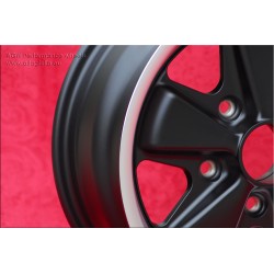 1 wheel Fuchs 7x15 5x130 Porsche 911 -1989 914-6 944 -1986 924 turbo-Carrera GT matt black/diamond cut