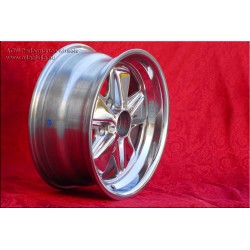 1 cerchio Fuchs 7x15 5x130 Porsche 911 -1989 914-6 944 -1986 924 turbo-Carrera GT fully polished