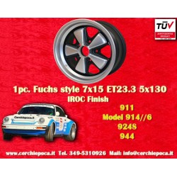 1 Felge Fuchs 7x15 5x130 Porsche 911 -1989 914-6 944 -1986 924 turbo-Carrera GT anodized look