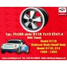 1 Felge Fuchs 7x15 5x130 Porsche 911 -1971 anodized look