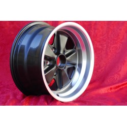 1 wheel Fuchs 8x15 5x130 Porsche 911 -1989 944 -1986 matt black/diamond cut