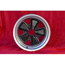 1 wheel Fuchs 8x15 5x130 Porsche 911 -1989 944 -1986 matt black/diamond cut